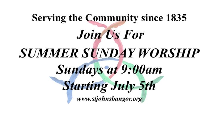 Summer Sunday Worship